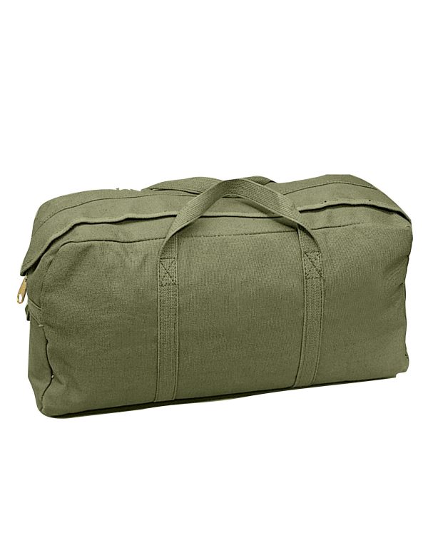 Rothco Canvas Sportstaske - Tanker Style (Oliven, One Size)
