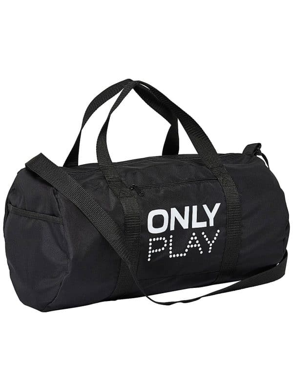Sort sportstaske med ONLY Play logo