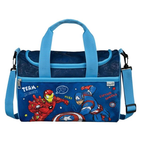 AvengersÂ® Iron Man & Captain America Sportstaske Blå
